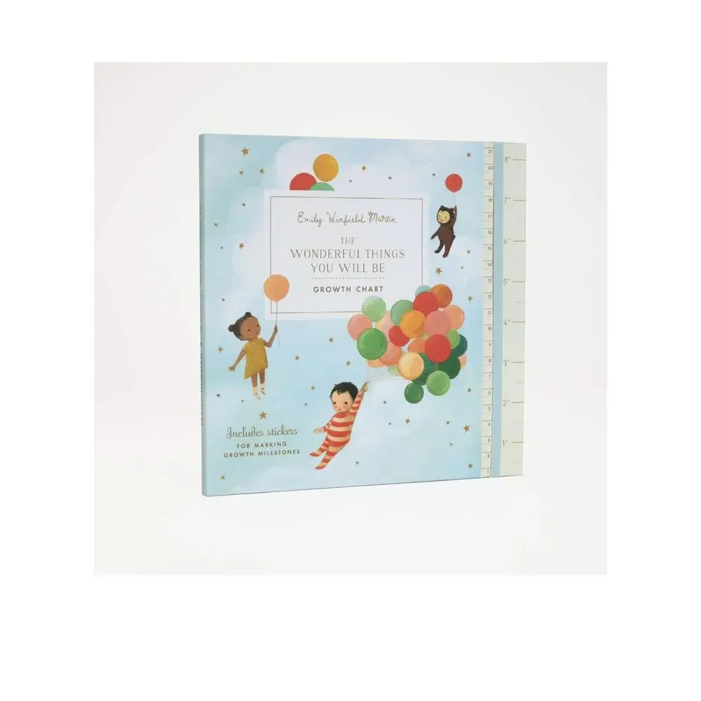 The Wonderful Things You Will Be Growth Chart: Includes Stickers